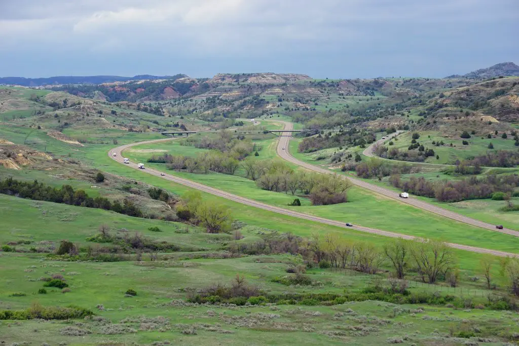 North Dakota Road Landscape